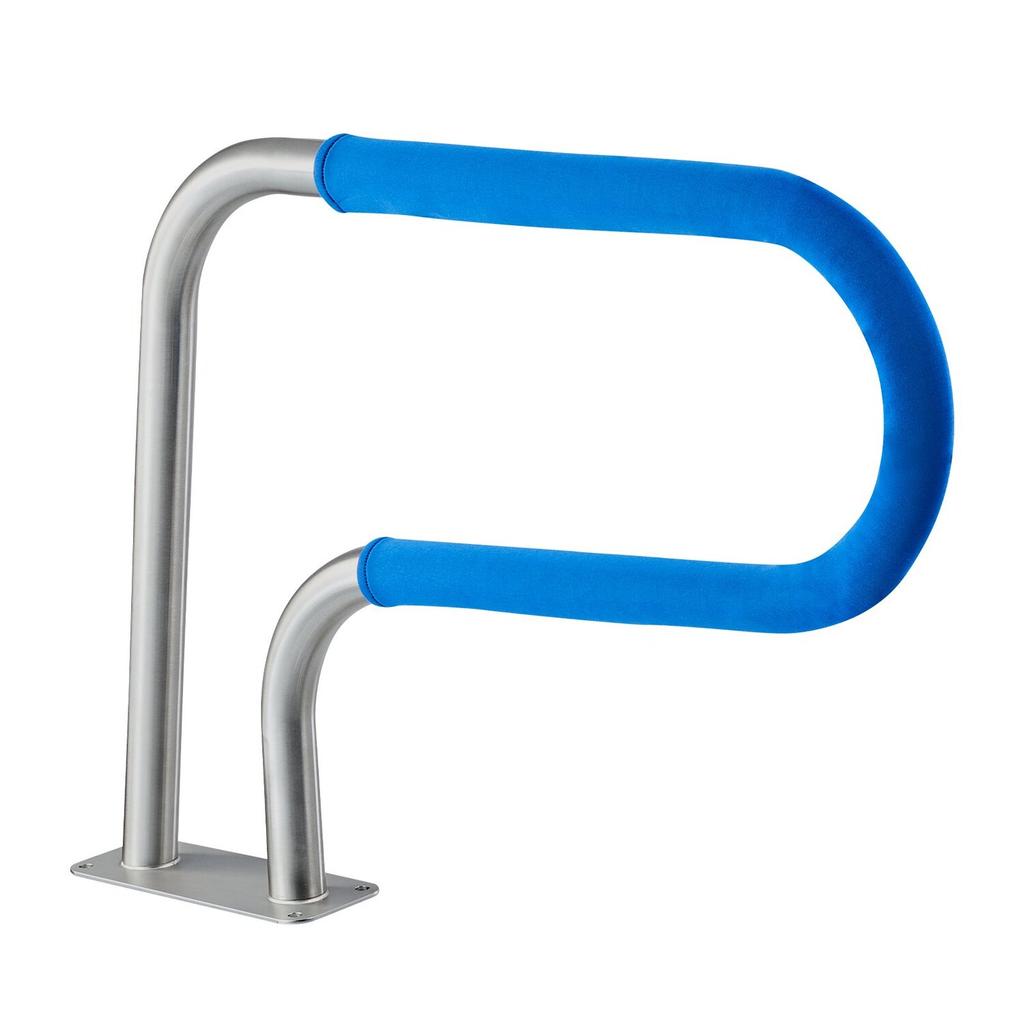 Pool Rail, 78.8 x 55.8 cm Pool Handrail, 100kg Load Capacity Heavy Duty 304 Stainless Steel Swimming Handrail, Detachable Nonslip Sleeve, Rich