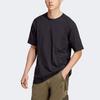 Adidas Originals Round Neck Casual Solid Color Pullover Short Sleeve T-Shirt Men Tops Black IC5997