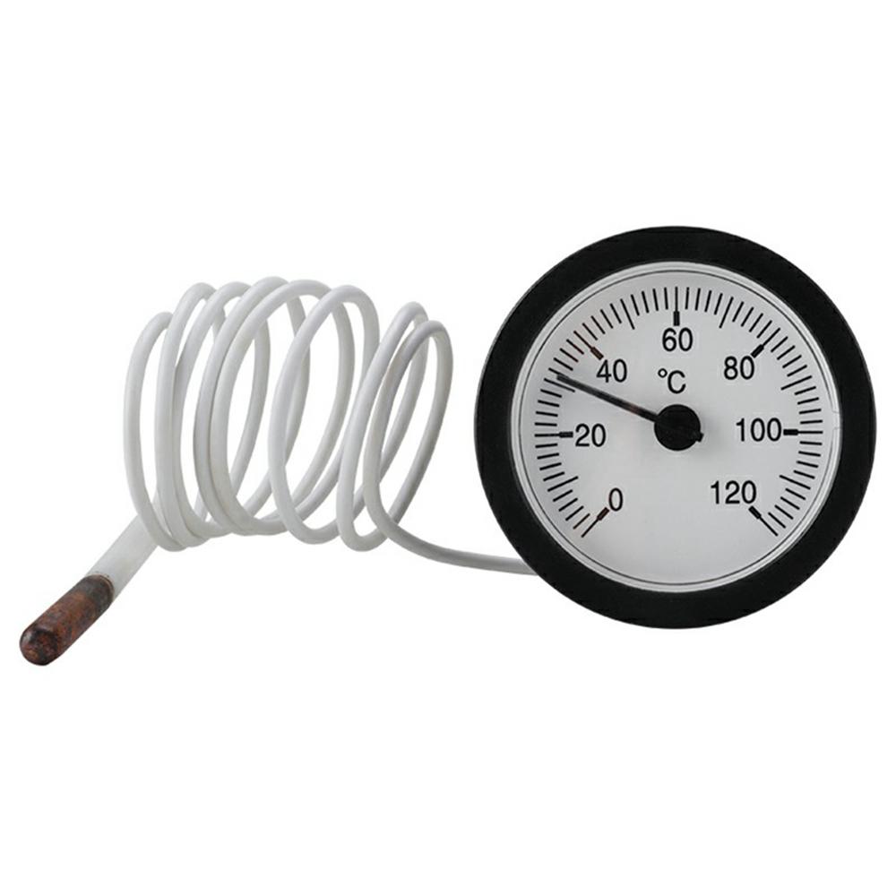 

TS-W53 52mm Pointer Type Industrial Copper Pipe Thermometer Boiler Pipeline Water Temperature Gauge A