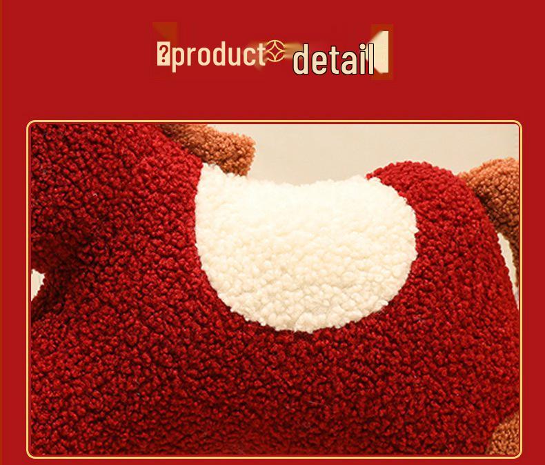 Chinese Year of the Horse Plush Doll and Pillow – Spring Festival Decor