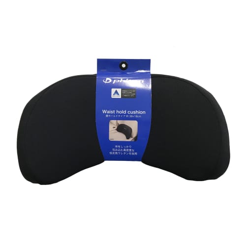 

Подушка BONFORM Phiten Aqua Titanium Waist Hold Type 38 x 18 см, черная, с эффектом памяти, поддерживающая подушка для поясницы от боли в пояснице и усталости phiten 5815