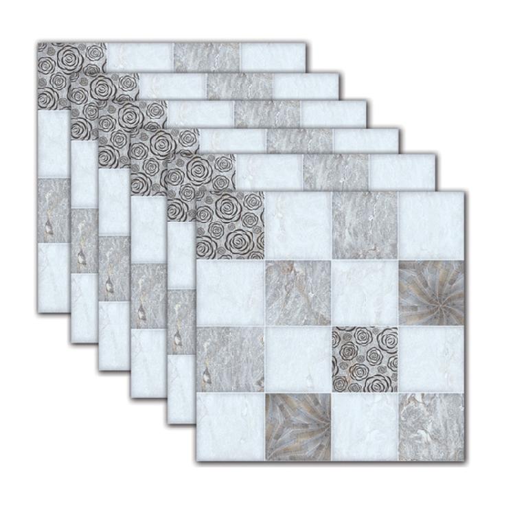Bathroom Safety Floor Stickers 6PCS PVC Slip Proof Adhesive Wall Decals For Shower Floor Tiles Kitchen Sink Installation