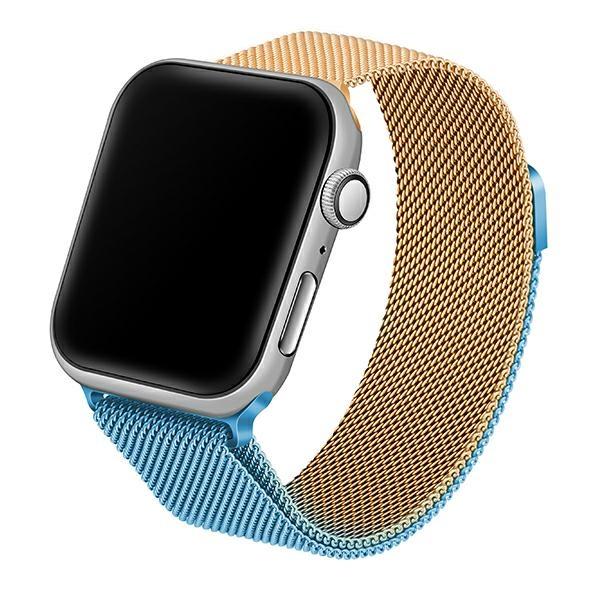 Pasek do Apple Watch Beline Steel Niebiesko-Złoty