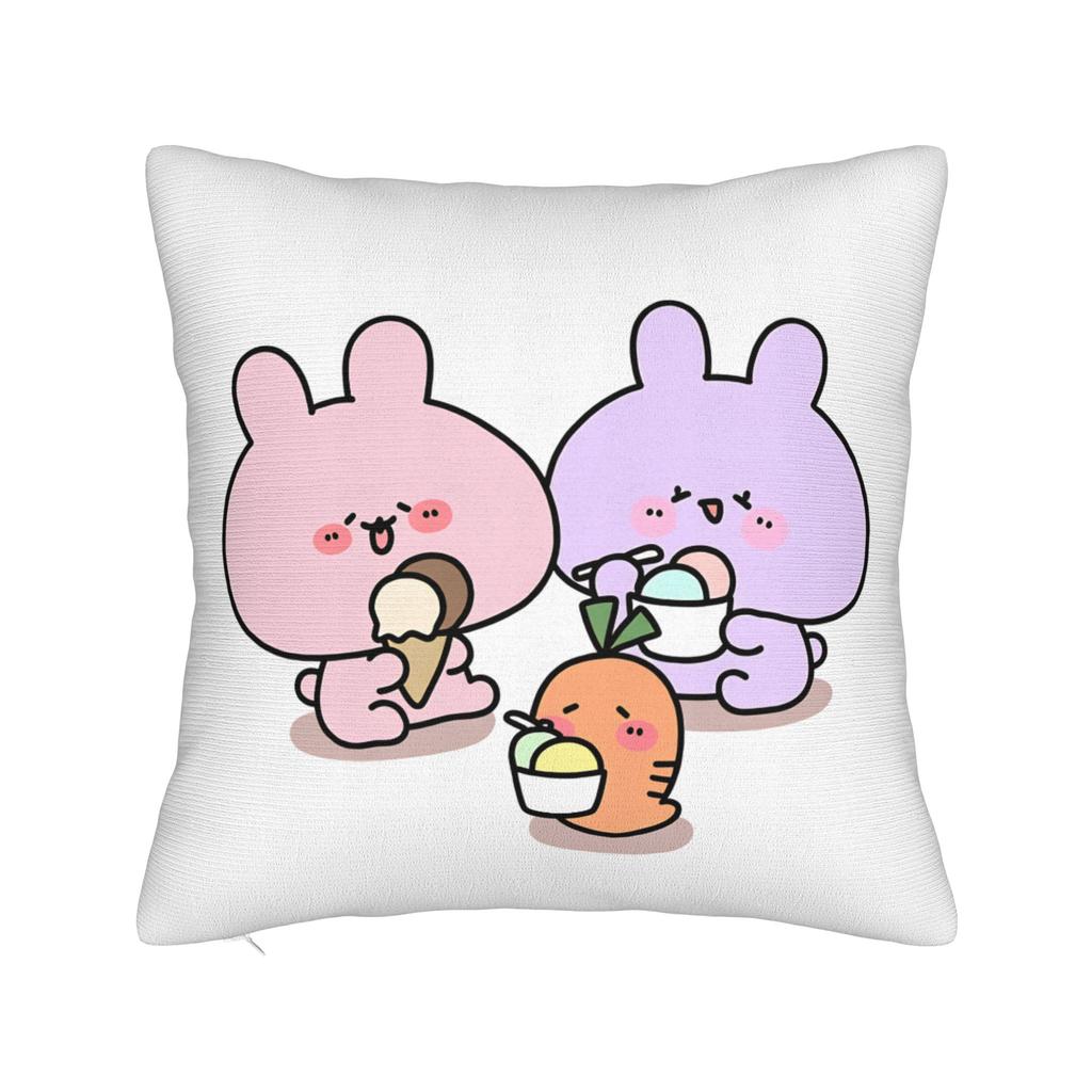 Pillow Cover Asamimichan and Anemimi  Morden Pillow Case For Sofa Couch Bed Living Room Pillowcases