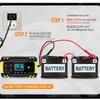 Car Battery Charger 12/24V 8A Touch Screen Pulse Repair LCD Battery Charger For Car Motorcycle Lead Acid Battery Agm Gel Wet