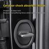 4/12pcs Car Door Lock Shock Absorber Cushion Crash Protection Cushion Seal Guard Plug Silicone Crash Protection Kit Accessories