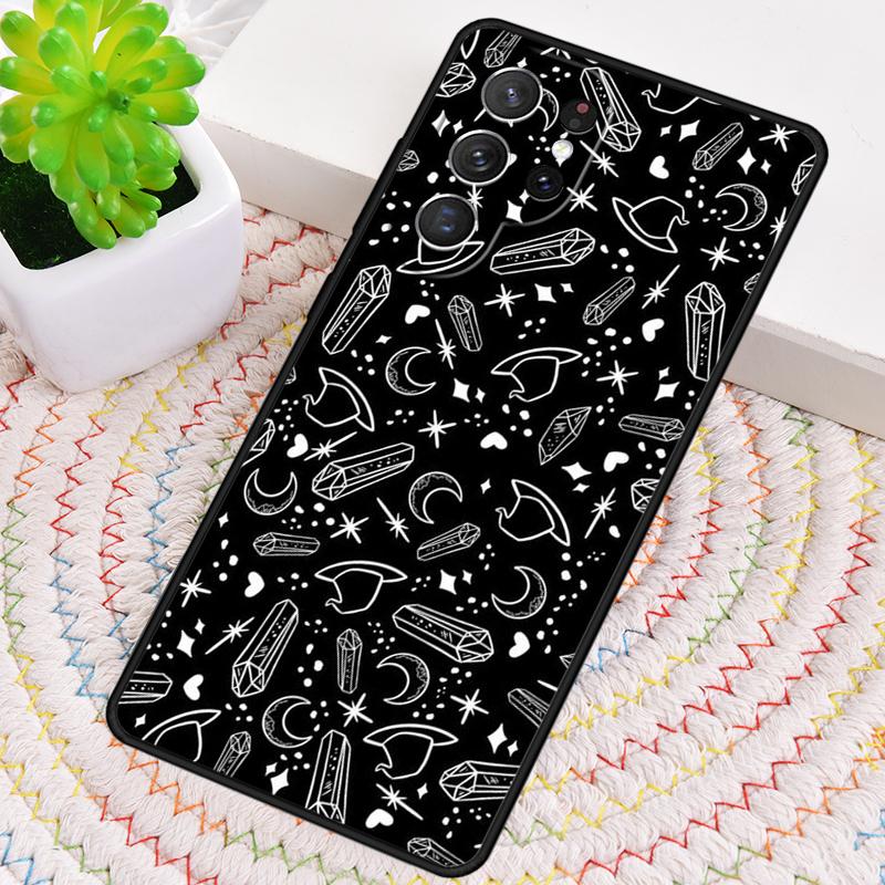 Skull Gothic Creepy Pastel Goth Phone Case For Samsung Galaxy Note 10 Pro S26 S25 S24 S23 S22 Ultra Plus S21 FE S20 Cover