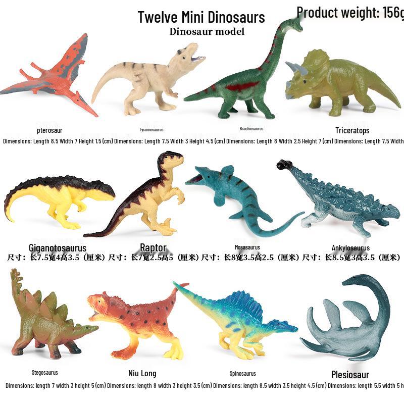 Mini Marine Animal Toy Set: Megalodon, Orca, Blue Whale, Great White Shark, Penguin, Dolphin