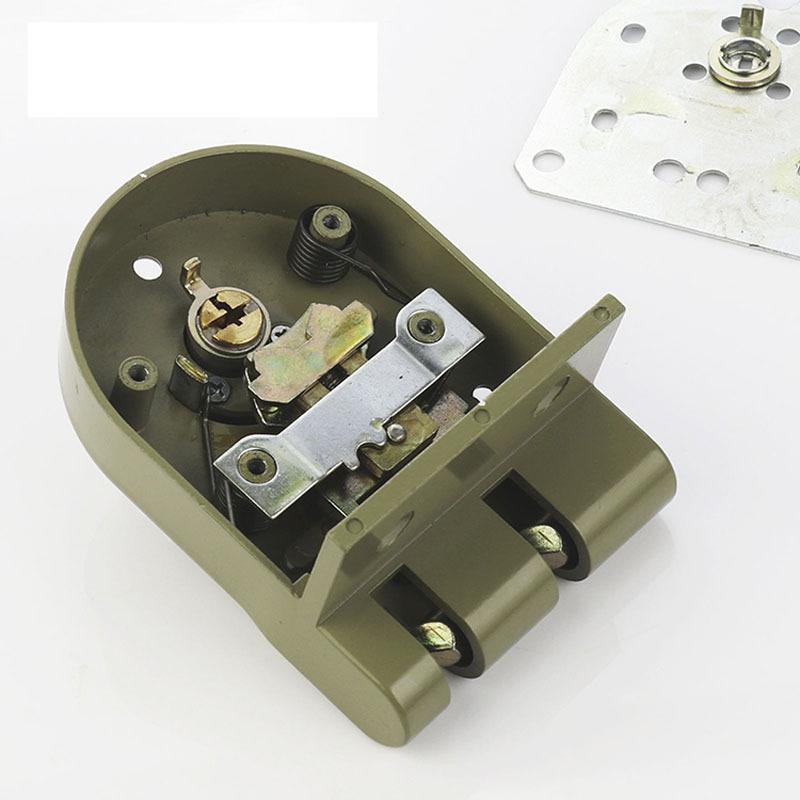 Household Sliding Door With Tiger teeth Old-Fashioned Exterior Door Lock Iron Gate Wooden Door Anti-Theft Door Lock