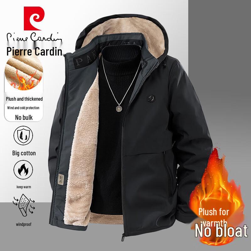 Pierre Cardin Men's Hooded Winter Padded Jacket