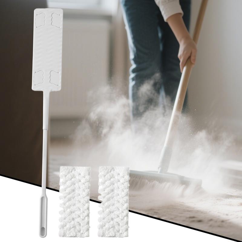 Dusters For Cleaning Retractable Skinny Thin Duster 2 Microfiber Dusting Cloths Washable Extendable Pole Household Cleaning