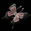 Elegant Vintage French Butterfly Brooch - Timeless Women's Accessory