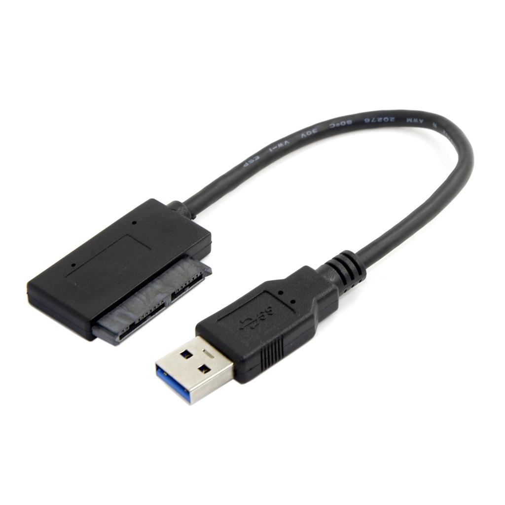 USB 3.0 To Micro SATA 7+9 16 Pin 1.8'' 90 Degree Angled Hard Disk Driver SSD Adapter Cable