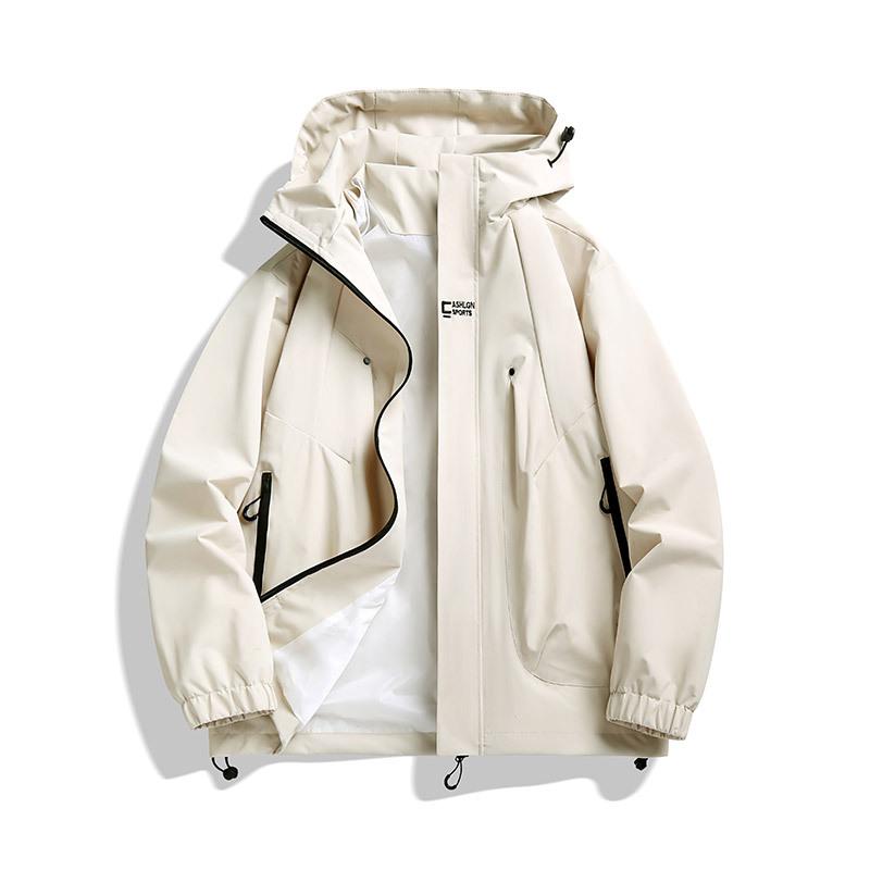 New Windproof and Waterproof Jacket for Men and Women Loose Single Outdoor Leisure Mountaineering Jacket