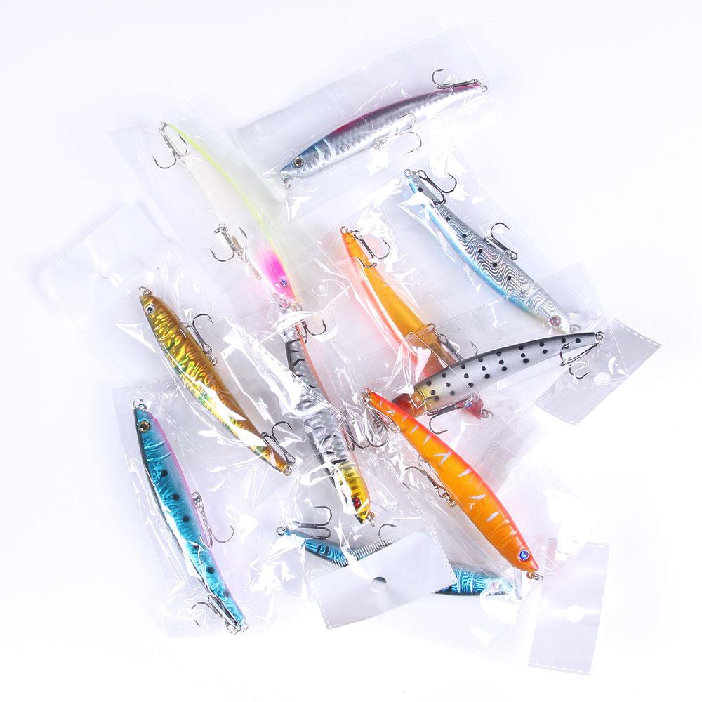 

HENGJIA 10 шт. 3D глаз рыболовная приманка 11 г/11,5 см приманка для гольяна Isca искусственная китайская жесткая деформированная рыболовная снасть для окуня