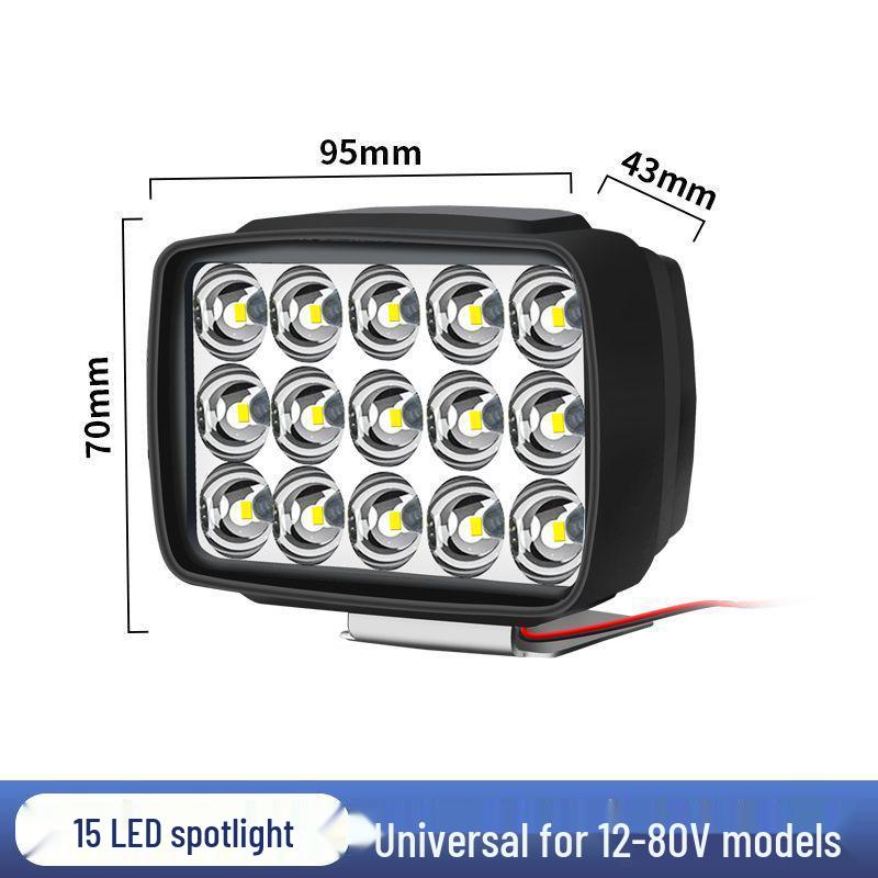 Univerzální vodotěsné LED světlo pro vozidla 12V-80V, nákladní automobily, tříkolky a motocykly