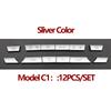 Sliver Color Dashboard Air Conditioning Temperature Control Ac Buttons Caps For BMW 5 6 7 Series F10 F01 F02 520 530