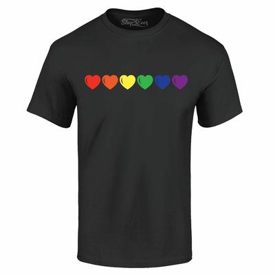 Regenbogenherzen T-Shirt Pride Shirts