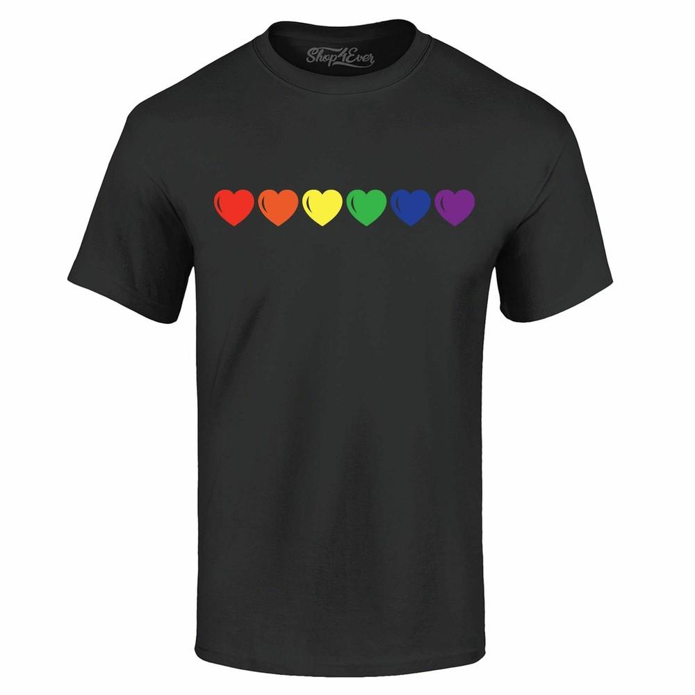 Rainbow Hearts T-shirt Pride Shirts
