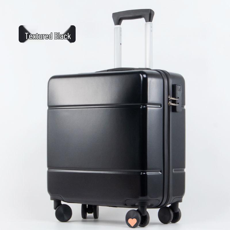 Women's 18" Mini Student Carry-on Suitcase, Aluminum Frame, 20" Compression-Resistant Trolley Case