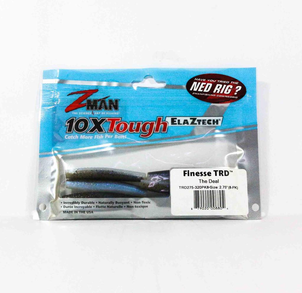 Zman Soft Lure Finesse TRD 2.75 Inch 8/Pack The Deal (8804)