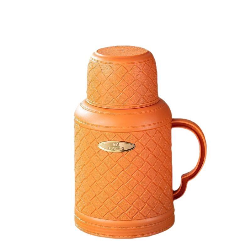 Large Capacity Glass Liner Thermos Flask - Portable Hot Water Bottle & Kettle for Home, Students & Moms