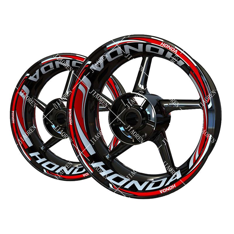 AAADG1 Vinyl Motorcycle Honda Sticker Wheels Kit Logo Rim Tyre Decal