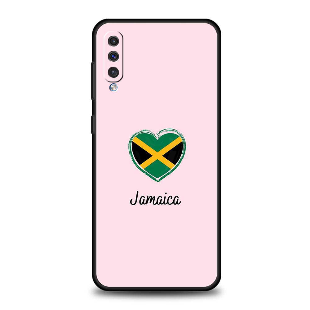 Jamaica National Flag Case For Samsung A56 A36 A26 A24 A16 A14 A12 A32 A50 A70 A22 A30 A40 A34 A54 A42 A52 A04s A06 5G Cover