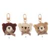 Cute Bear Keychain Handmade Knitted Animal Keyrings Wool Woven Bowtie Bear Keychains Party Favors for Handbag Purses Bag