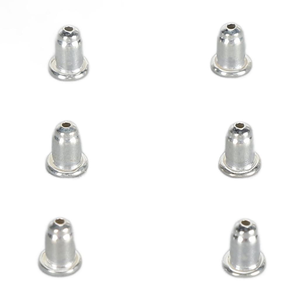Earring Backs 925 Silver Replacement Secure Locking Studs Backs for Women Girls 3 Pairs