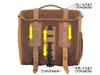 LONGRIDE Heritage Saddlebag Lid Flap Brown CUS131WBRO (12.5L)
