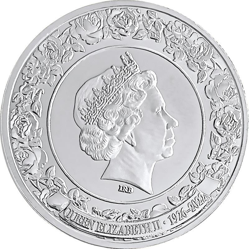 

Памятный медальон королевы Елизаветы II, подарки и поделки, медали и значки Европейские и американские памятные монеты серебряный