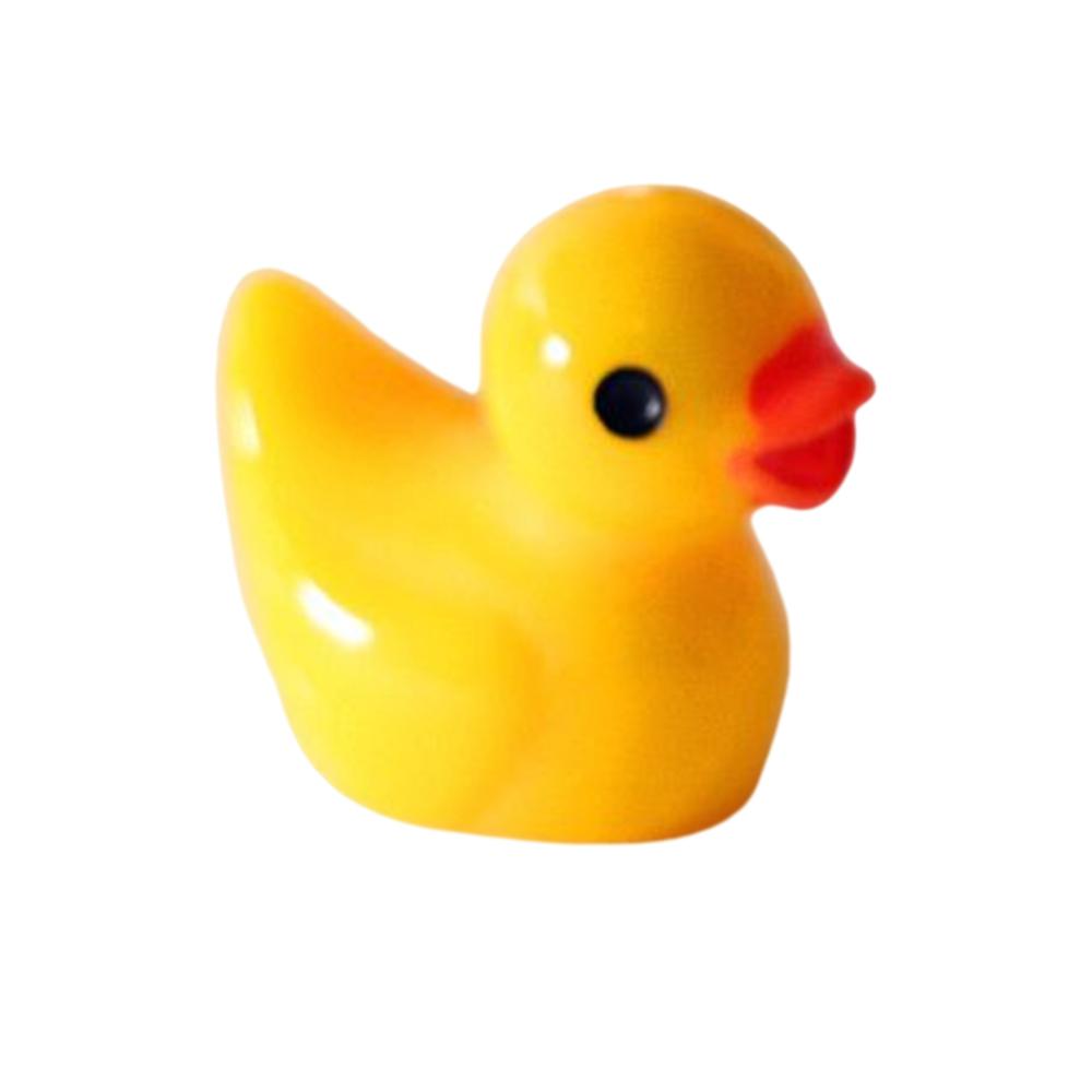 

Meat Decoration Micro Landscape Candy-Colored and Carried the Duckling Create Yellow Duck Animals Decorating Resin Decoration 10PCS жовтий
