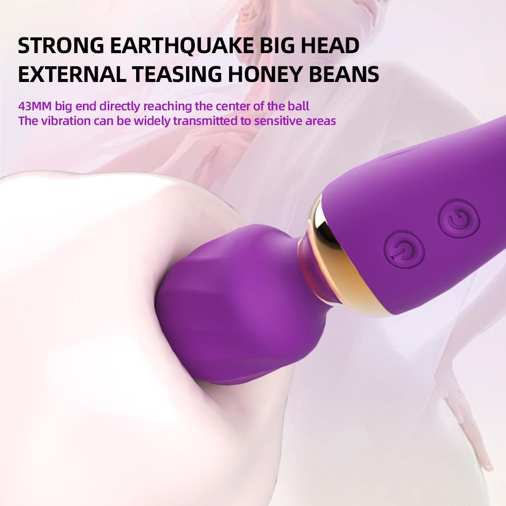 12 Speeds Powerful Dildo Vibrator Female AV Massager Wand G Spot Clitoris for Women Stimulator Adult Sex Toys Masturbator