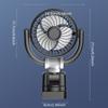 Portable Fan For Car Adjustable Car Central Control Screen Fan Low Noise Auto Accessories Air Circulation for Vehicle