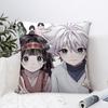 Anime H-Hunter x Hunter Pillow Case Plush Fabric Soft  Pillowcase Double Sided Print   Cushion Cover Throw Pillow Cover