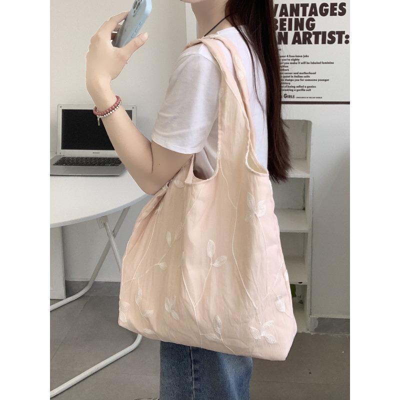 

Непринужденный стиль Женская сумка на одно плечо Художественная и свежая сумка-тоут