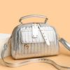 PU Handbag Commuter Messenger Bag Multi-layer Shoulder Bag