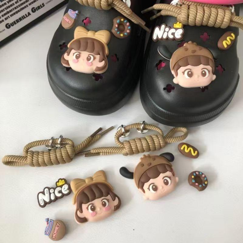 Hole Shoe Charm For Diy 3D Decoration Buckle For Charms Set Accessories Kids Boy Girls Gift