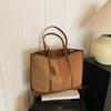 Bag Women's Tote Bag Large Capacity New Versatile Color Matching Versatile Shoulder Bag Temperament Work Commuter Bag