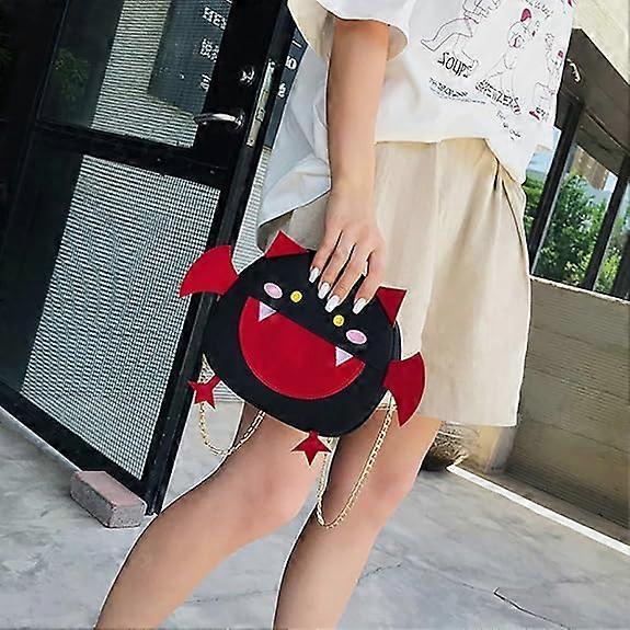 Halloween Leather Bag Gothic Novelty Bag Bat Holiday Party Candy