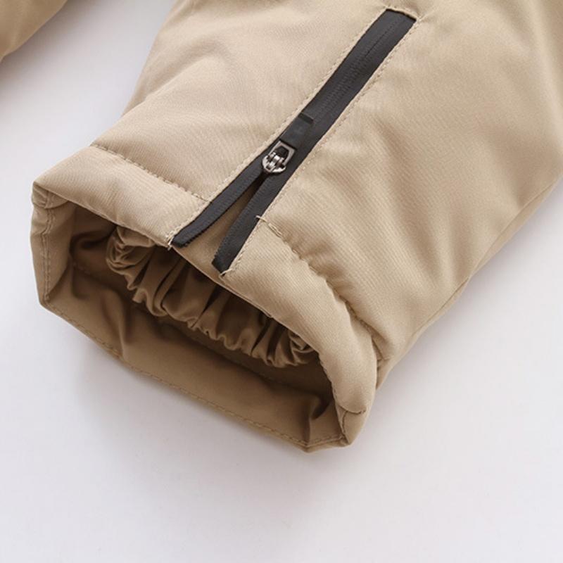 Salopetă de iarnă pentru bebeluși -30 grade, groasă, costum de schi pentru băieți, geacă caldă pentru copii, impermeabilă, cu glugă, costum de zăpadă pentru fetițe 1-5 ani