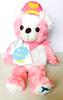 Local Bear Flight Bear 3 Plush Toy, Small, Pink, Airport Exclusive, by Makoto Fujini