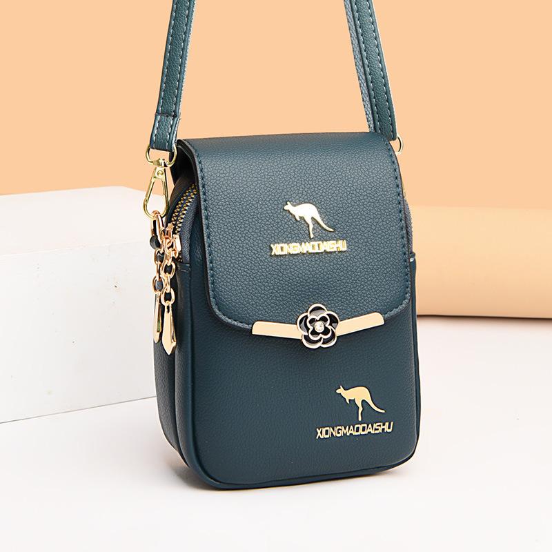 Mom Bag Light Luxury Single Shoulder Soft Leather Fashionable Women'S Texture Messenger Bag Bag High Sense