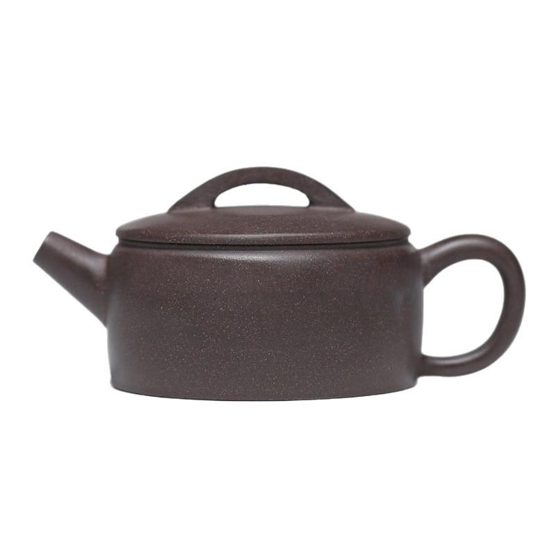Handmade Yixing Zisha Green-Gray Clay Teapot, Gongfu Tea Set with Large Opening Hanwa Pot 200cc±10cc