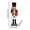 Christmas Decor Nutcracker Height 10inch Ornament Wooden Figurine
