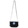 Nike Solid Color Minimalist Logo Patch Versatile Fabric Shoulder Crossbody Bag Women Bags Black HQ2109-010