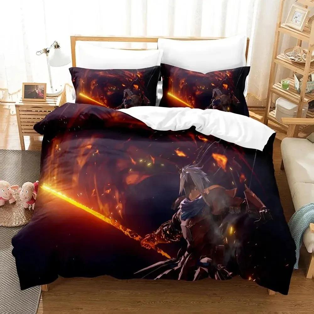 3D Print Game Tales of Arise Bedding Set Duvet Cover Bed Set Quilt Cover Pillowcase Comforter King Queen Size Boys Adult