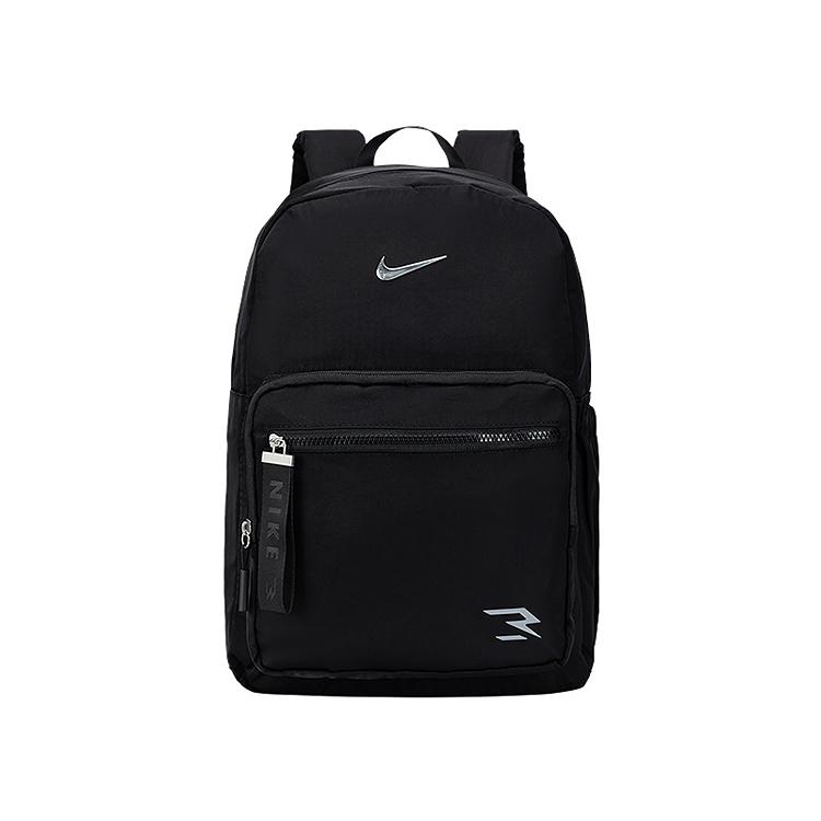 

Nike 3Brand 19L Classic Logo Polyester Backpack Unisex Backpack Metallic-Silver Black N32533103GS-003 Metallic Silver & Jet Black