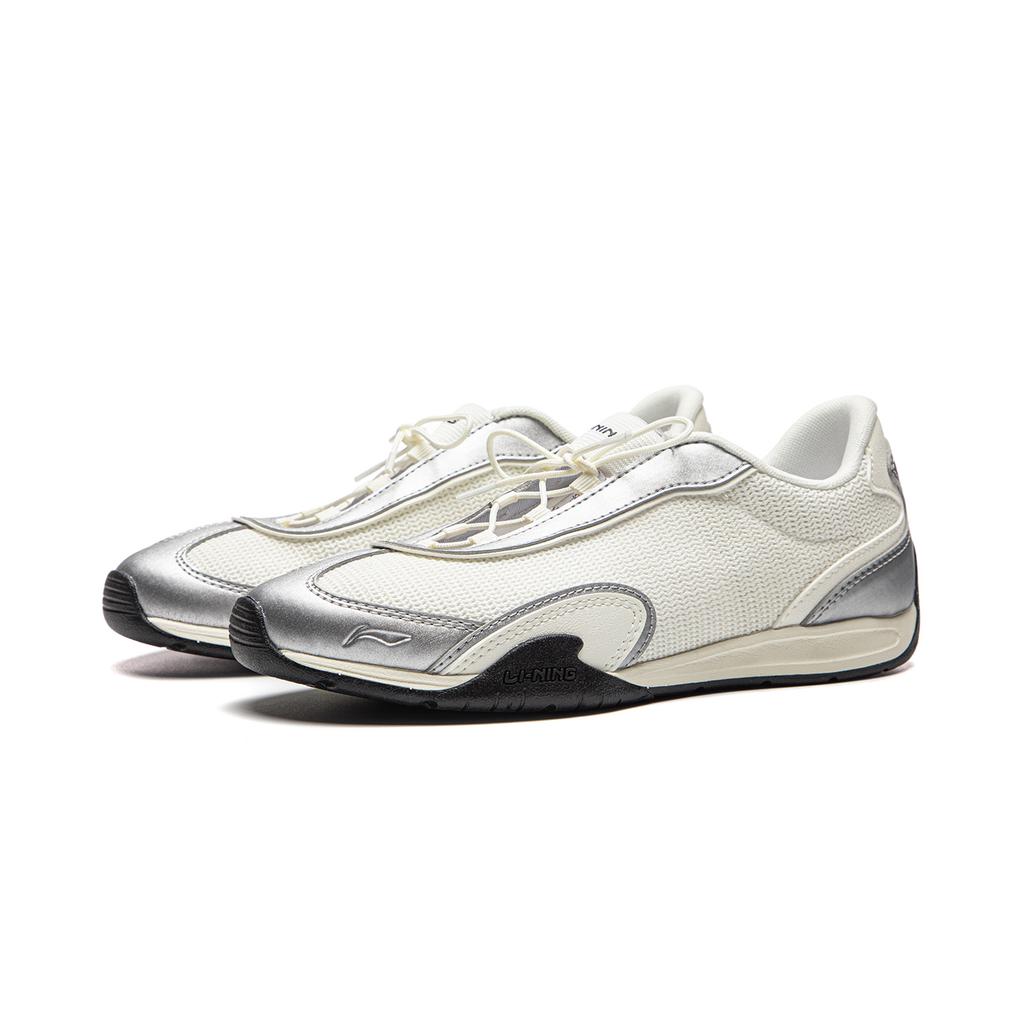 Li Ning Film Cortez Breeze Slip Resistant, Abrasion Resistant, Lightweight Low Top German Army Trainers Women's AGCW214-6